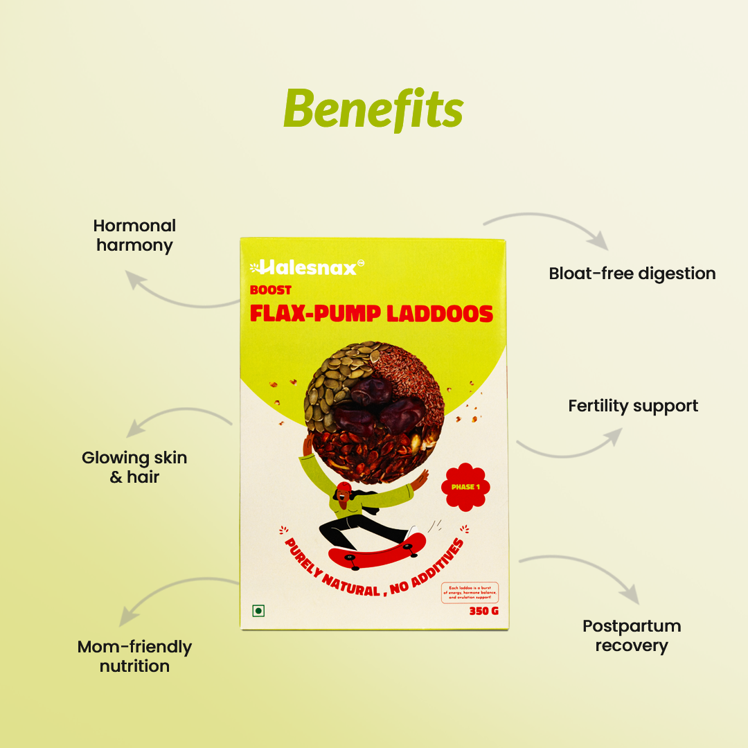 Flax Pump Laddoos – Hormonal Balance Laddoos | For PCOS/ PCOD | Diabetes Friendly