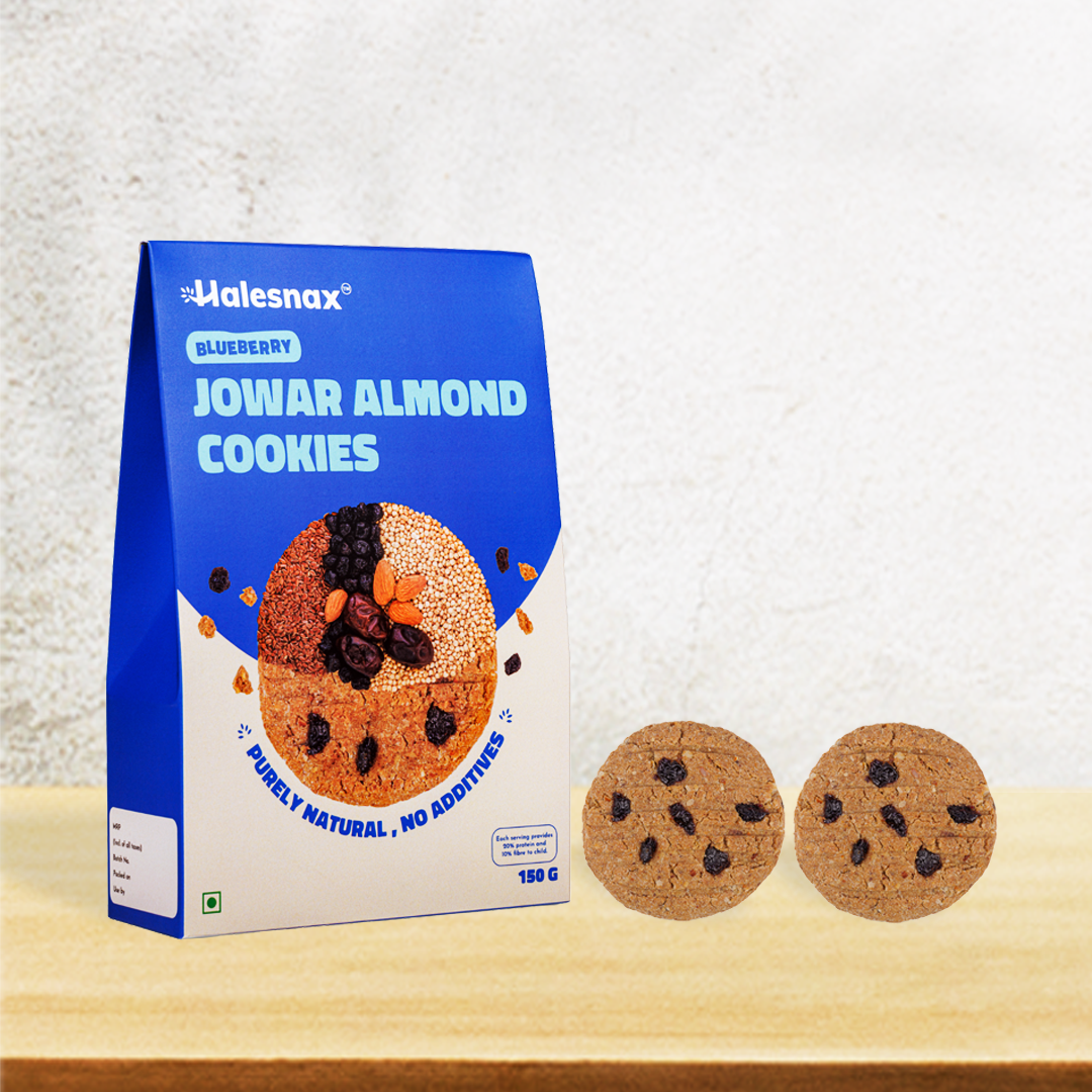Jowar Blueberry Cookies – Gluten Free | Gourmet Cookie | Soft and Gooey Cookie | Sugar Free Biscuits