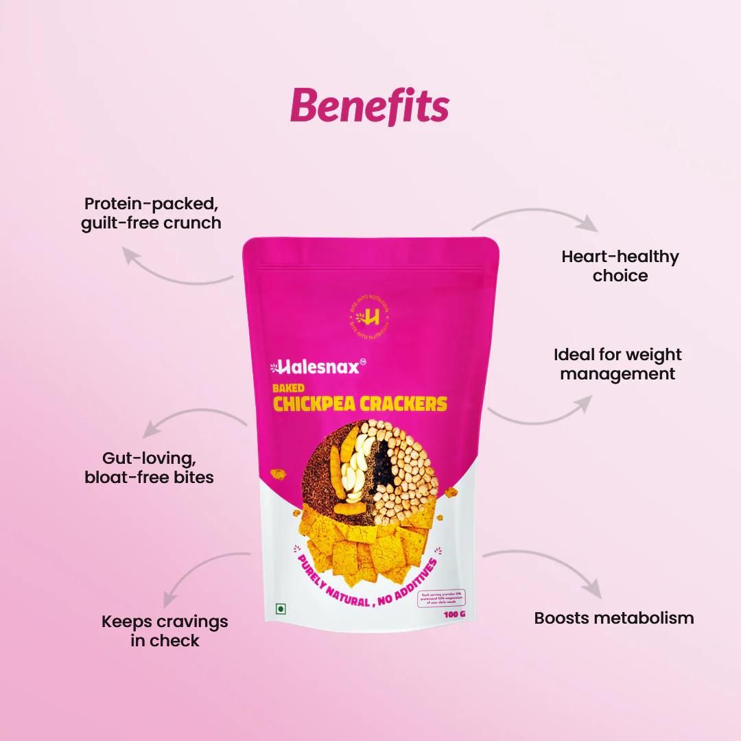 5 Chickpea Crackers Combo - Image 3