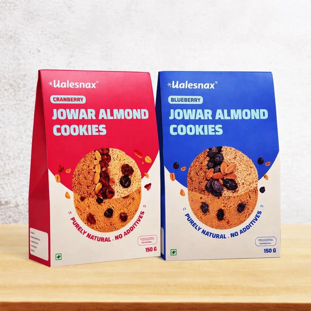 Choco Blue Cookie Trio (2 Chocolate + 1 Blueberry Pack)