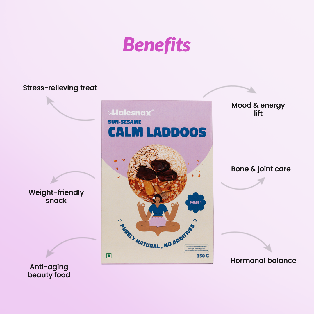 Sun-Sesame Calm Laddoos